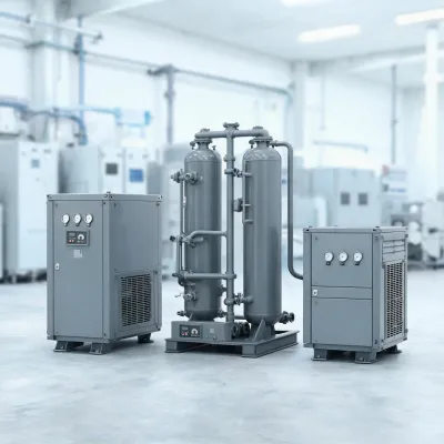 compressed air dryer types