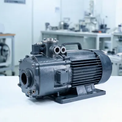 dry rotary vane vacuum pump